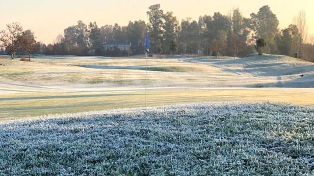 ¿Por qué no se puede salir a jugar al golf cuando el campo está helado?