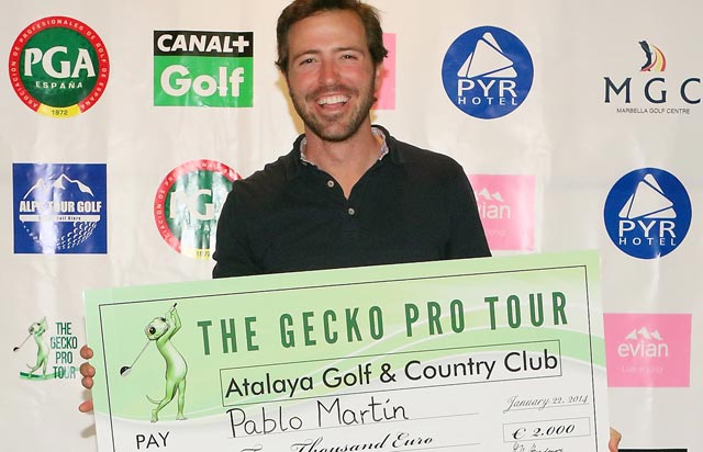 Pablo Martín recupera sensaciones en Atalaya Golf