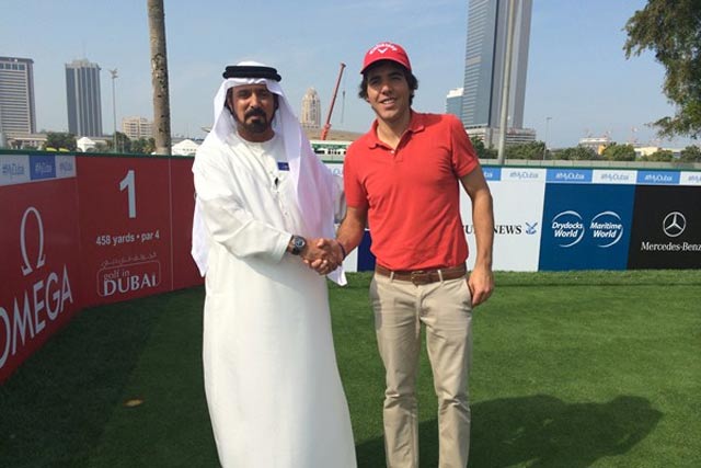 Javier Ballesteros honra a su padre en Dubai