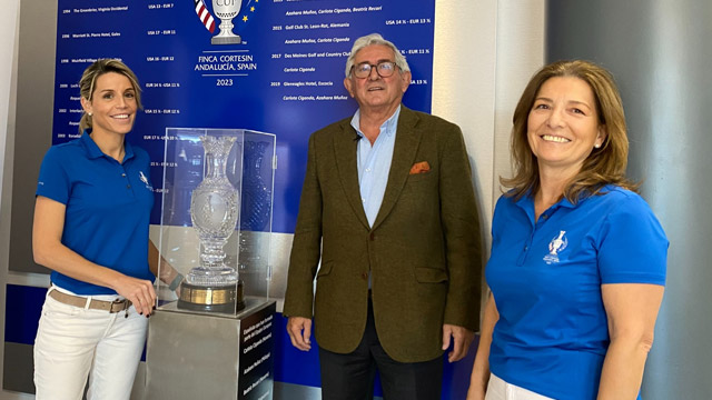 El trofeo de la Solheim Cup inicia su viaje