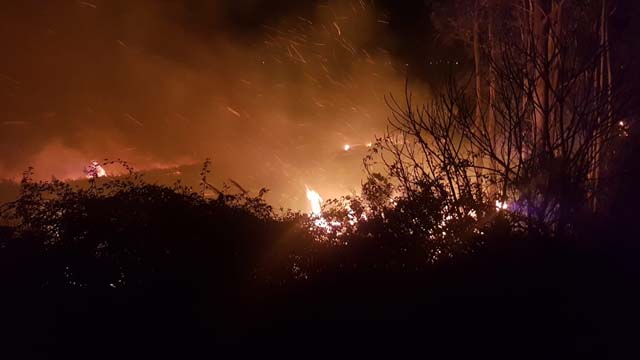 Incendio en el Real Club de Golf de Pedreña