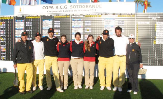 El equipo femenino españo subcampeón en Sotogrande