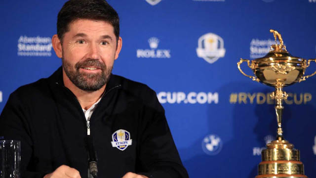 Padraig Harrington nombrado capitán de Europa