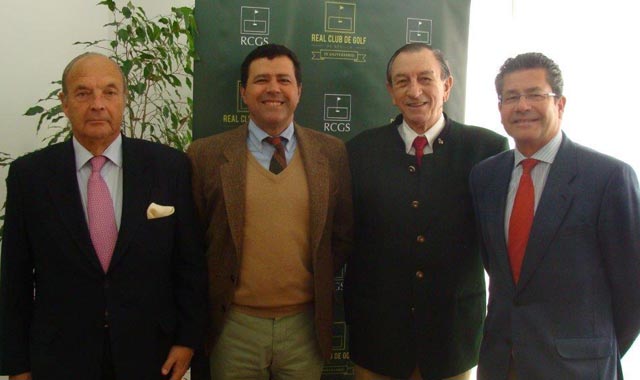 Ángel de la Riva visita el Real Club de Golf de Sevilla en su 25 aniversario