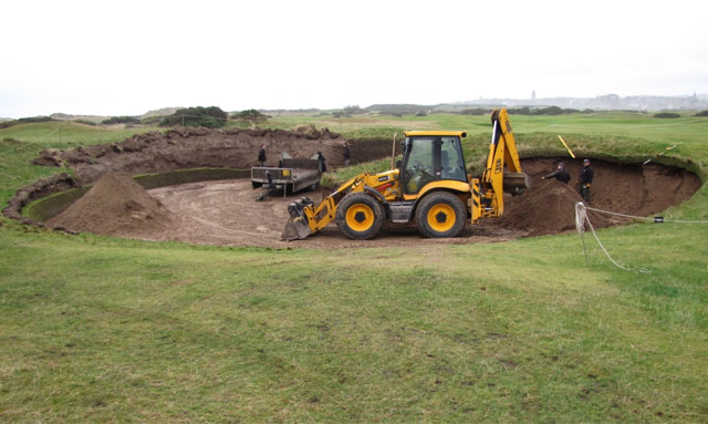 El Hell Bunker del Old Course se restaura