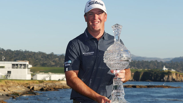 Un emocionado Tom Hoge se lleva el Pebble Beach ProAm