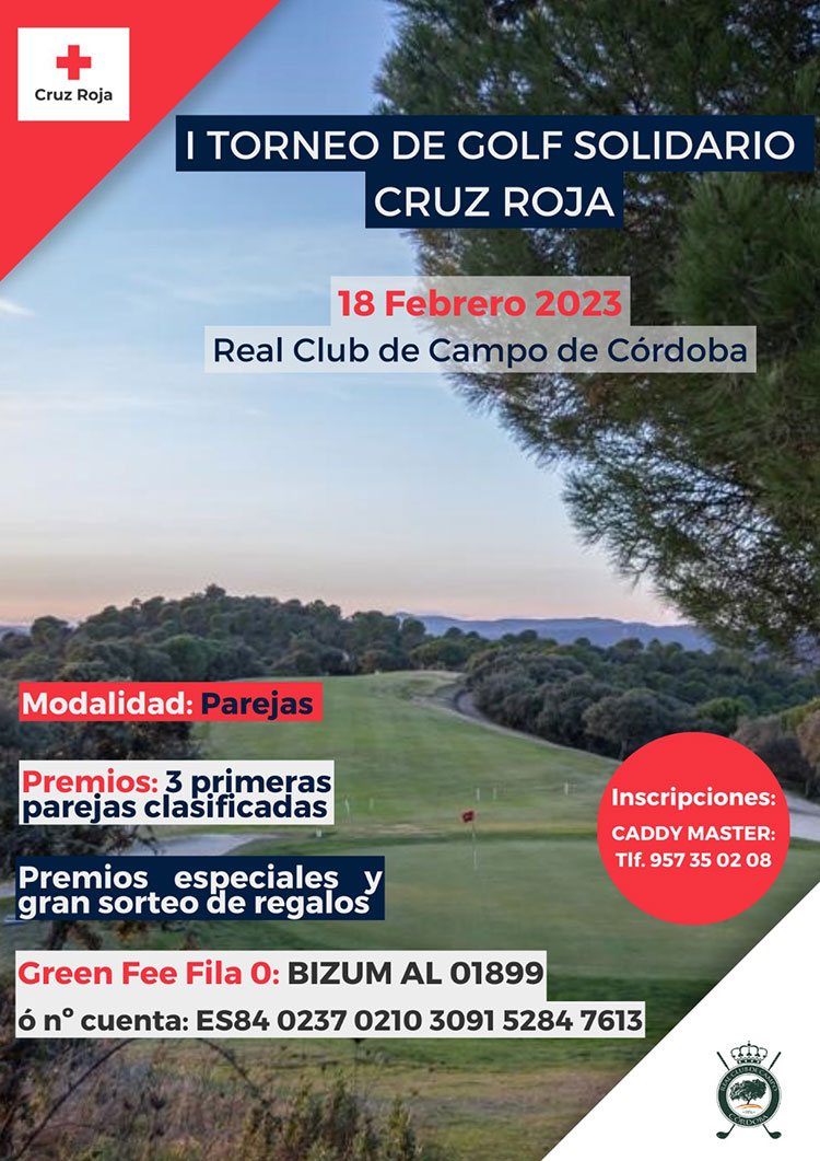 Cartel Torneo Solidario Cruz Roja