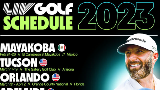 LIV Golf presenta su calendario para 2023