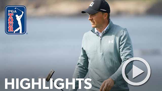 Los mejores golpes de la tercera jornada en Pebble Beach