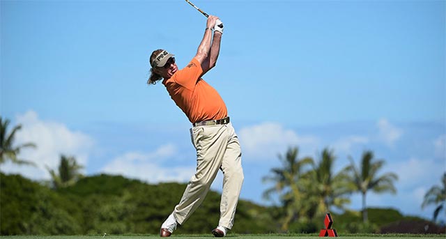 Miguel Ángel Jiménez lidera en Hawaii