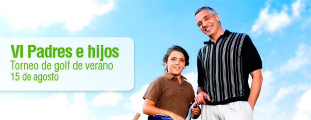 Padres e hijos unidos por el golf en Mijas