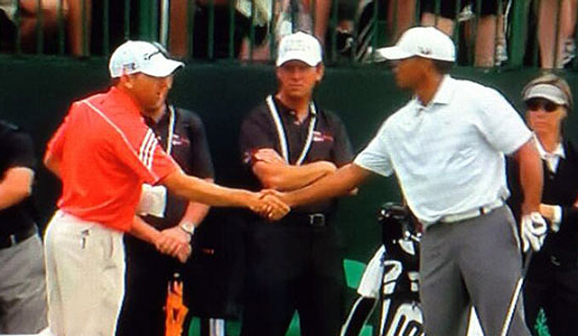 Tiger Woods y Sergio García 'normalizan' su relación