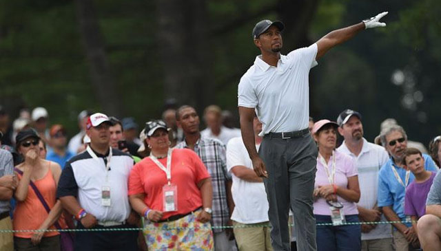 Tiger Woods se vuelve a casa feliz