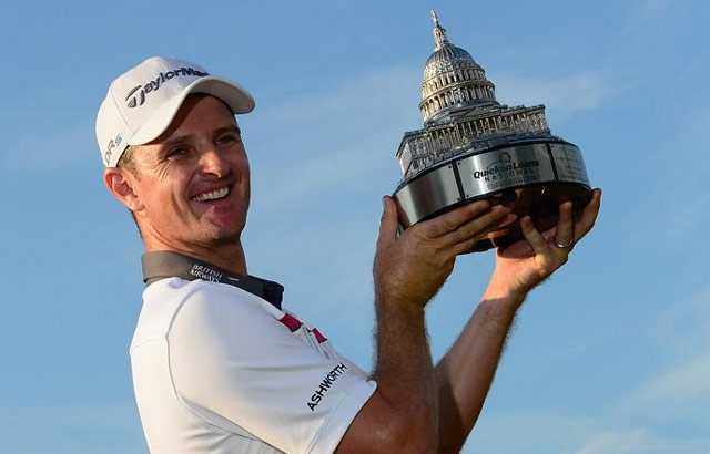 Justin Rose afina su puntería en Congressional