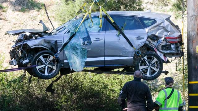 Determinadas las causas del accidente de Tiger Woods