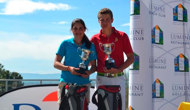 Paula Neira y Eduard Rousaud logran la victoria en Lumine Golf