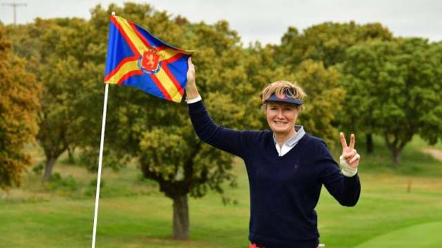 Victoria de Sylvie van Molle en el Gran Premio Senior Femenino