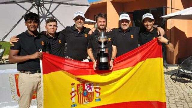 España incrementa su dominio en el Match de Pitch & Putt contra Portugal