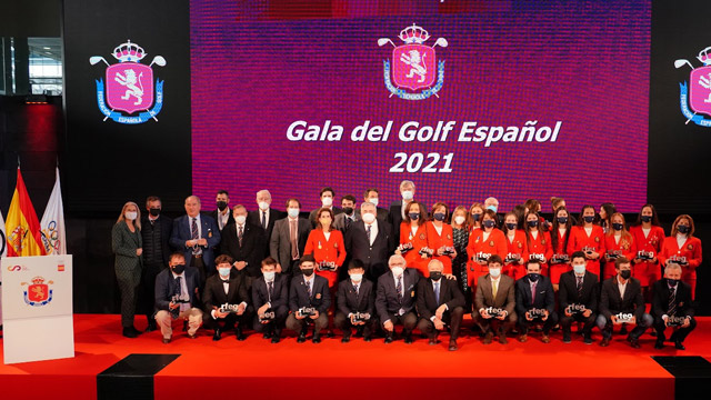 Gala del Golf Español 2021: Concentración de unidad, ilusión y talento