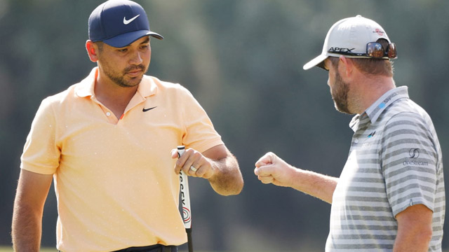 Jason Day y Marc Leishman lideran en el QBE Shootout