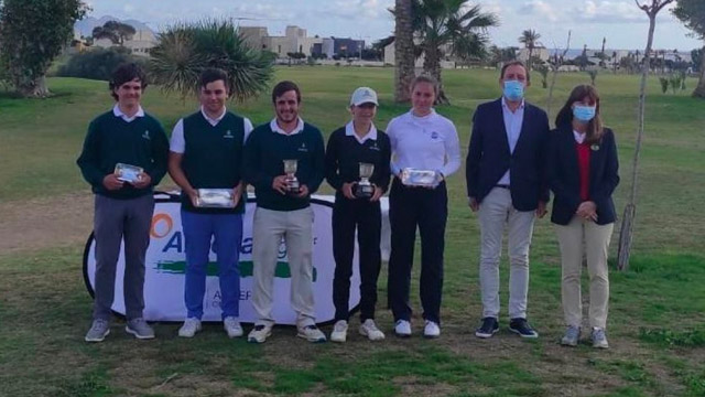 Emilio Hernández y Marta Aguilar, ganadores del Campeonato Ciudad de Almería