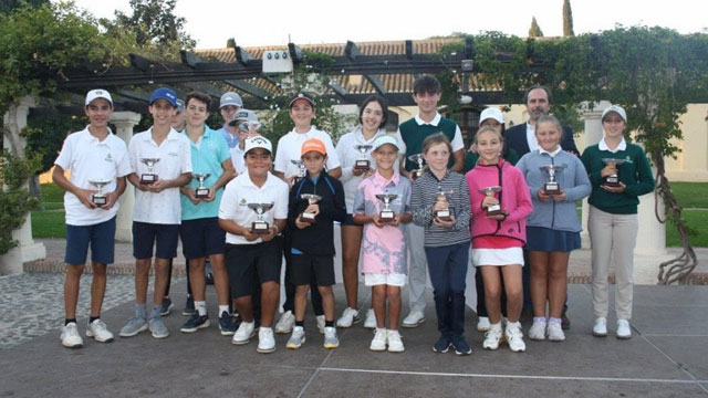 El Real Guadalhorce Club de Golf se divierte con el Circuito Juvenil y Benjamín de la RFGA