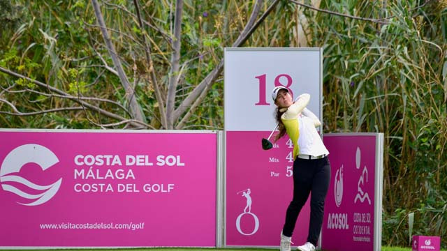 Nuria Iturrioz, contundente en el Andalucía Costa del Sol Open de España