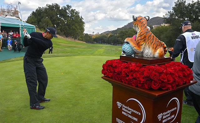 Tiger mantiene el liderato de su torneo