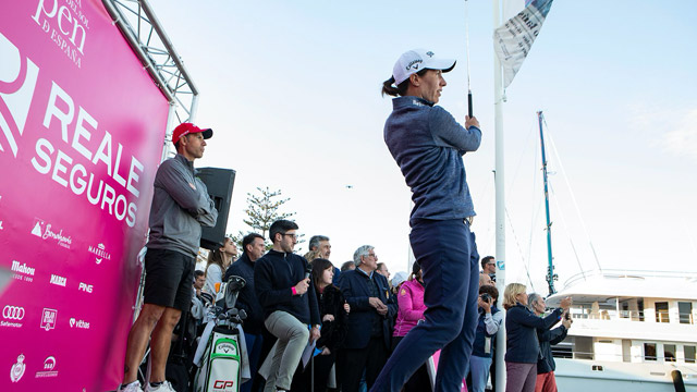 Carlota Ciganda a por todas en Los Naranjos