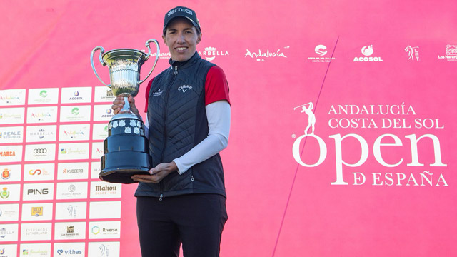 Carlota Ciganda, triunfo histórico en el Andalucía Costa del Sol Open de España