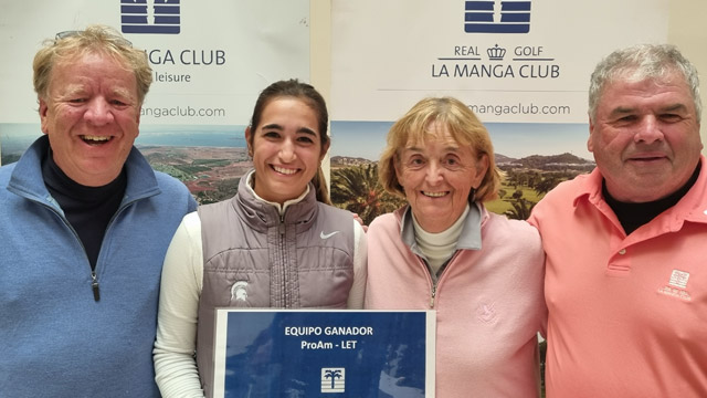 Paz Marfá y su equipo se imponen en el Pro-Am la escuela del LET