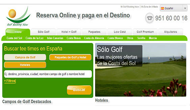 Más del 70% de los campos de la Costa del Sol confían en Golf Booking Now