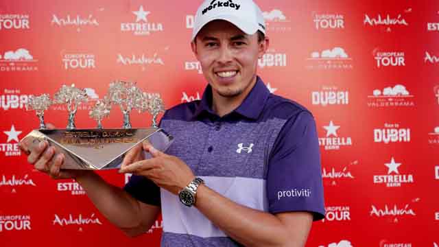 Matt Fitzpatrick, brillante campeón del Estrella Damm N.A. Andalucía Masters