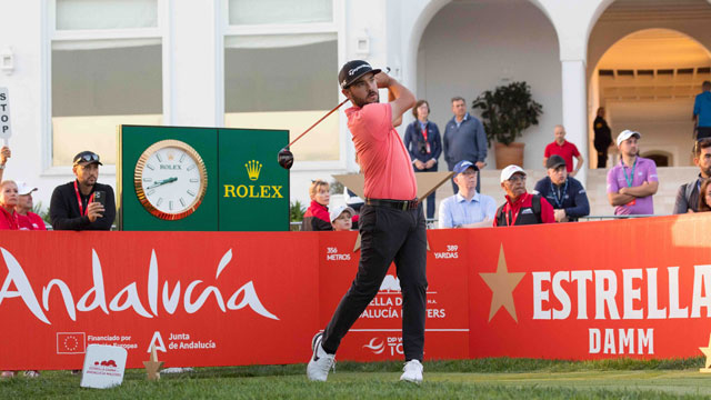 Ángel Hidalgo y Adrián Otaegui, al mando Estrella Damm N.A. Andalucía Masters