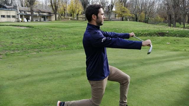 Calentamiento rápido para una ronda de golf