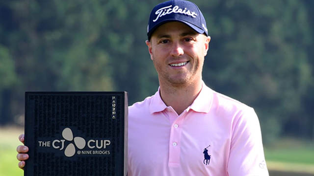 Justin Thomas suma y sigue en Corea del Sur