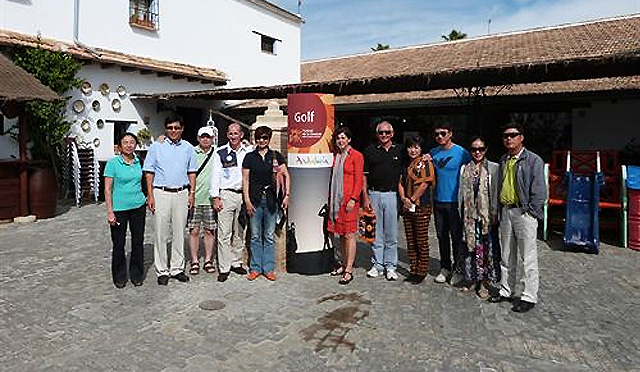 Sevilla presenta su oferta de golf a los aficionados chinos