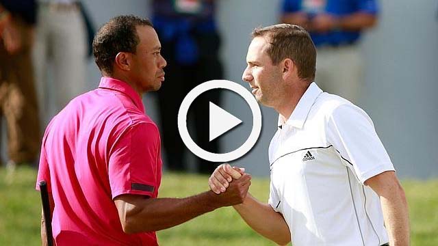 Sergio García y Tiger Woods se mojan por el clásico