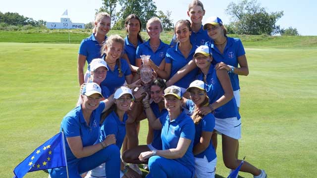 Remontada histórica de Europa en la Junior Solheim Cup