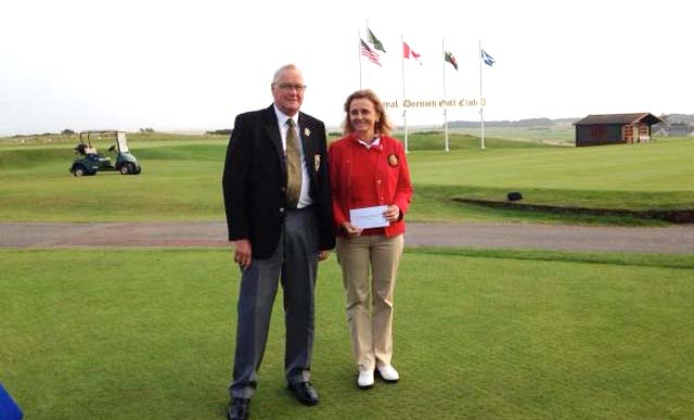 Macarena Campomanes, tercera, hace historia en Royal Dornoch