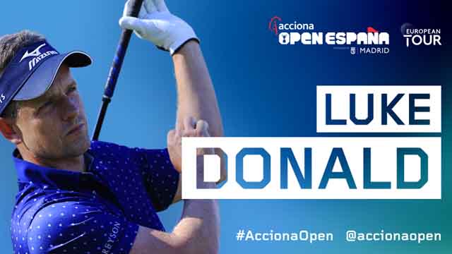 Luke Donald se une a la nómina del ACCIONA Open de España by Madrid