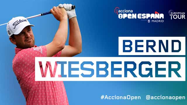 Bernd Wiesberger aroma de Ryder Cup para el ACCIONA Open de España presented by Madrid