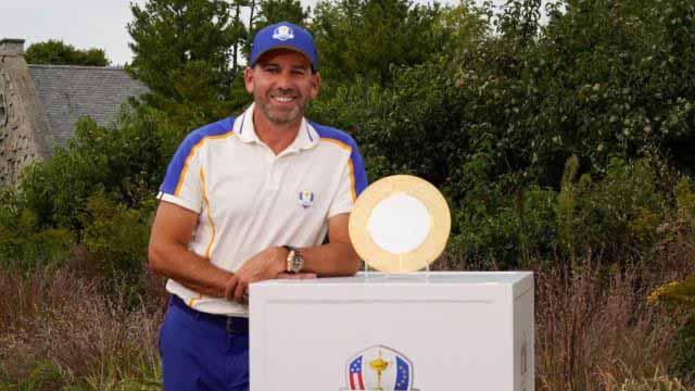 Sergio García reconocido con el trofeo Nicklaus-Jacklin