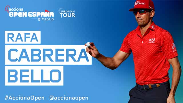 Rafa Cabrera Bello sabor canario en el ACCIONA Open de España presented by Madrid