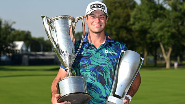 Viktor Hovland rompe la banca en el BMW Championship