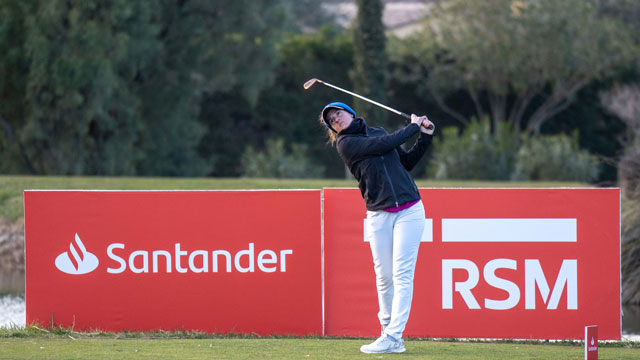 La catalana Elia Folch y la vallisoletana Teresa Díez Moliner, al acecho en Peralada Golf