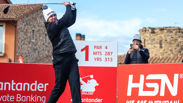 Dominio internacional tras la primera jornada del Santander Golf Tour