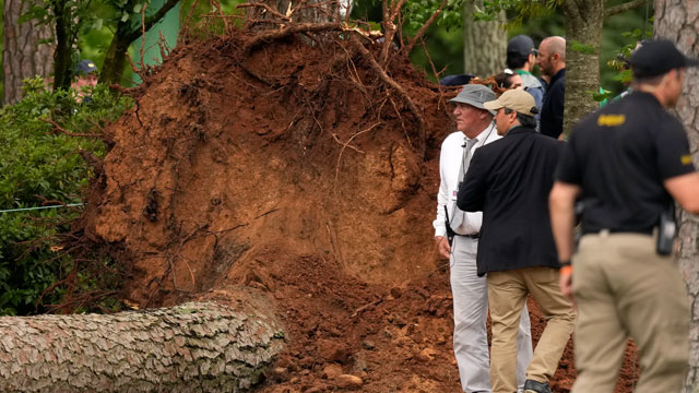 La tragedia rondó el hoyo 17 del Augusta National