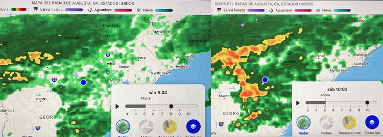 Radar Augusta National