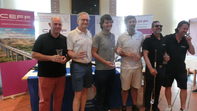 Santiago Bernal de INECO gana la Copa de España del Sector Ferroviario